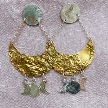 Load image into Gallery viewer, Triple Goddess Danglers