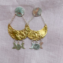 Load image into Gallery viewer, Triple Goddess Danglers