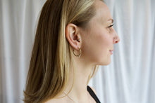 Load image into Gallery viewer, Small goddess crown hoops