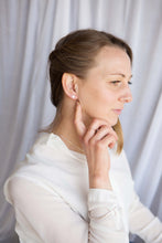 Load image into Gallery viewer, Small round gold studs