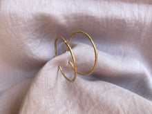 Load image into Gallery viewer, Gold Goddess hoops
