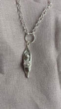 Load and play video in Gallery viewer, Female form pendant- silver
